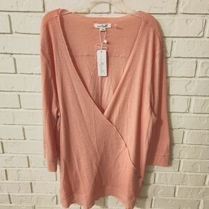 Pink Wrap Top by Simply Noelle